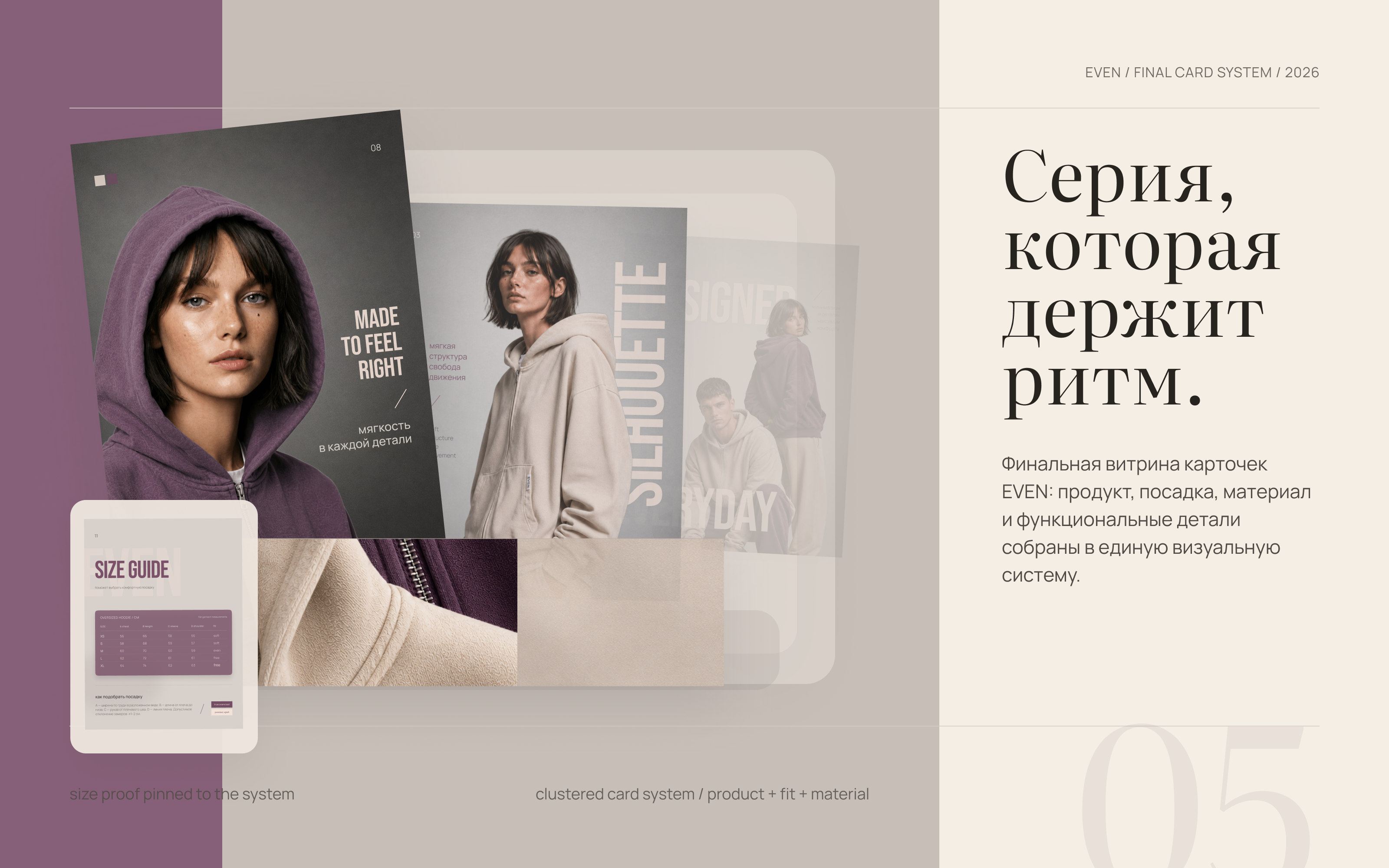 Финальная система карточек EVEN